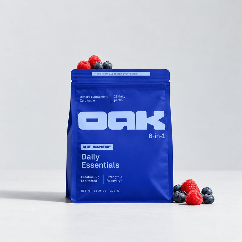 Oak Daily Stack, Blue Raspberry